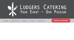 Desktop Screenshot of ludgerscatering.com