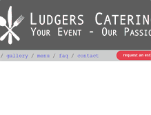 Tablet Screenshot of ludgerscatering.com